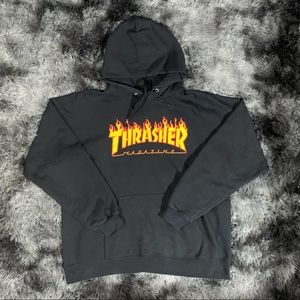 THRASHER magazine - Icon Black Hoodie